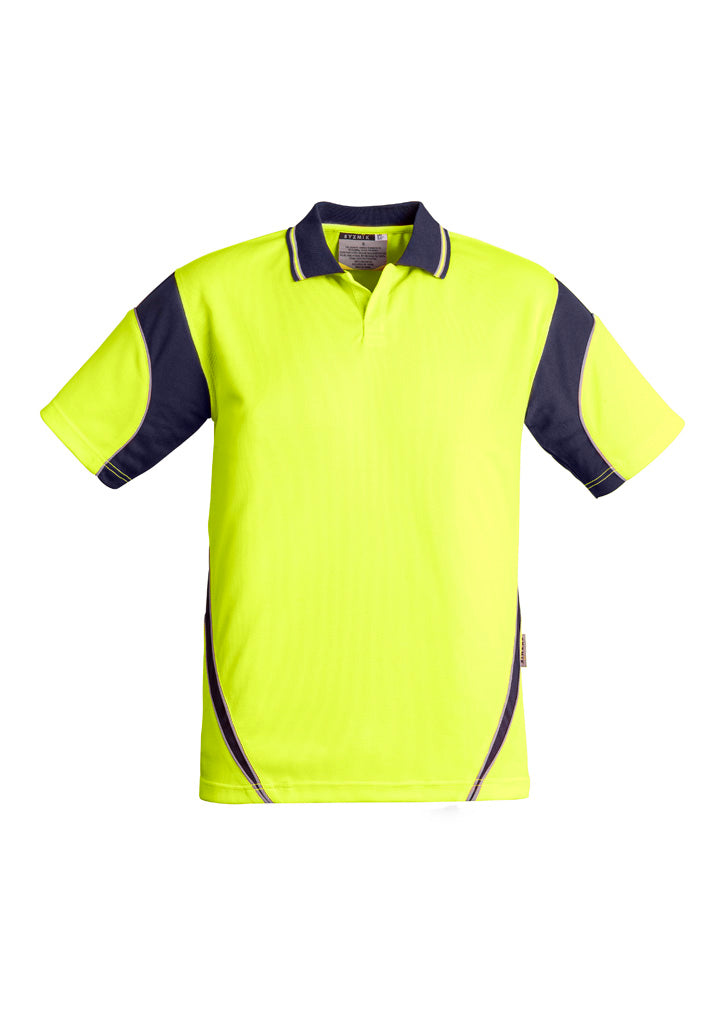 Syzmik Mens Hi Vis Aztec Short Sleeve Polo