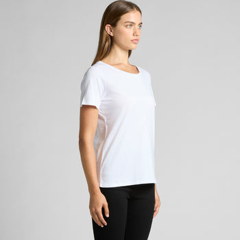 Wo's Shallow Scoop Tee 4011