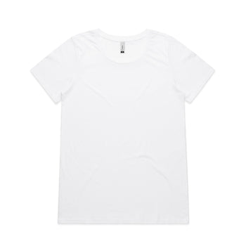 Wo's Shallow Scoop Tee 4011