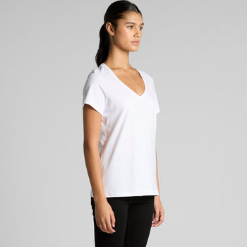 Wo's Maple V Neck Tee 4023
