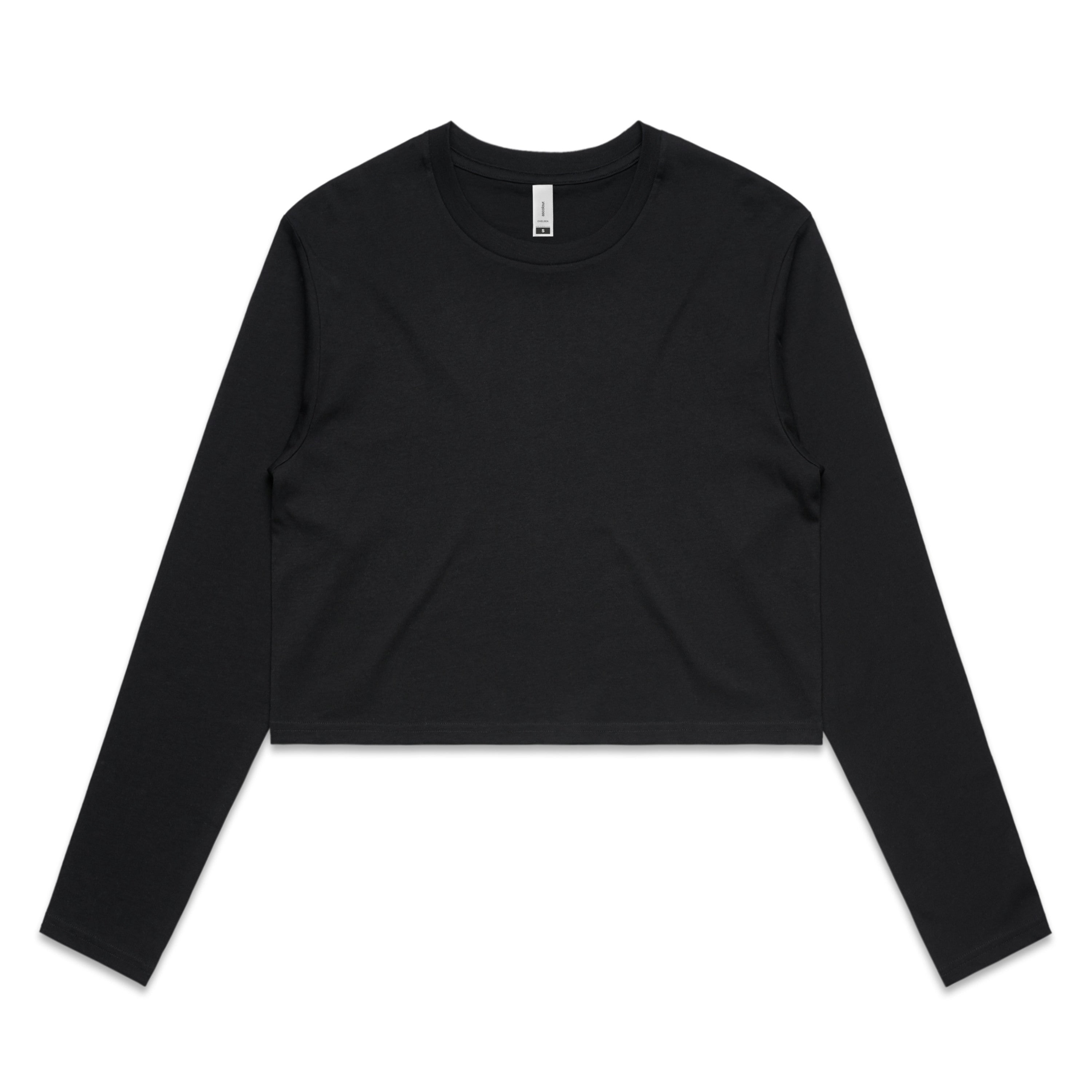 Womens Crop Long Sleeve Tee