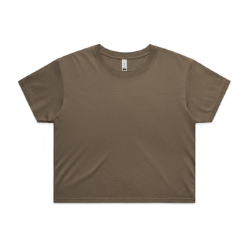 Wo's Faded Crop Tee 4062F