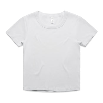 Wo's Organic Rib Baby Tee 4074