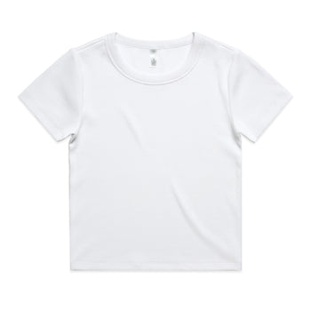 Wo's Organic Rib Tee 4092G