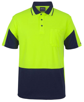 JB'S HI VIS S/S GAP POLO 6HVGS