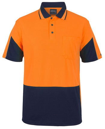JB'S HI VIS S/S GAP POLO 6HVGS