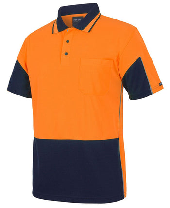 JB'S HI VIS S/S GAP POLO 6HVGS