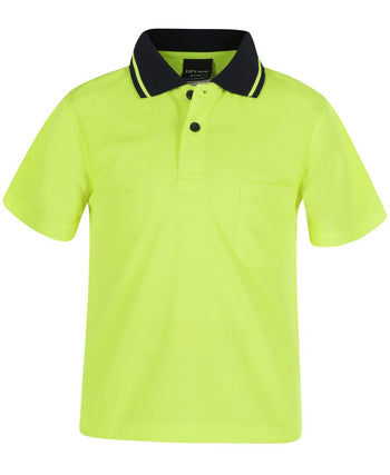 JB'S ADULTS AND KIDS HI VIS NON CUFF TRADITIONAL POLO 6HVNC