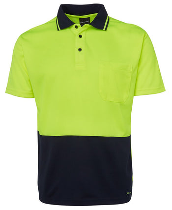 JB'S ADULTS AND KIDS HI VIS NON CUFF TRADITIONAL POLO 6HVNC