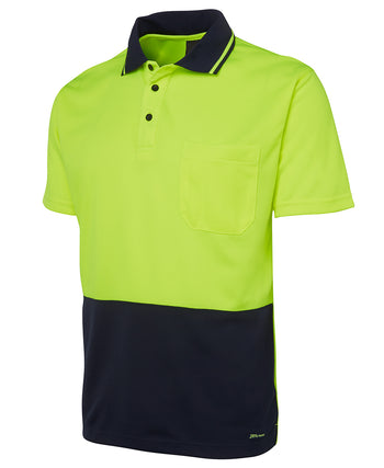 JB'S ADULTS AND KIDS HI VIS NON CUFF TRADITIONAL POLO 6HVNC