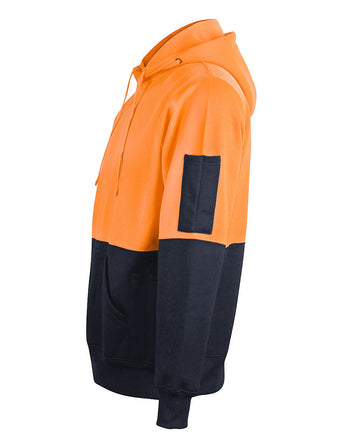 AIW SW38 HI-VIS TWO TONE FLEECY HOODIE UNISEX