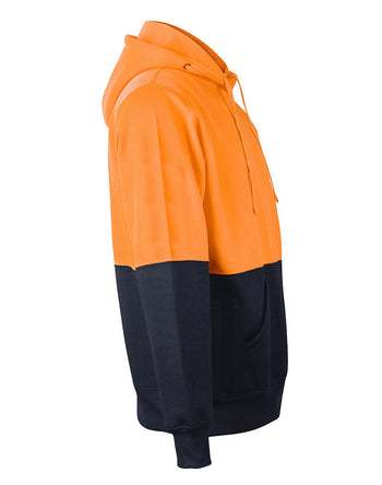 AIW SW38 HI-VIS TWO TONE FLEECY HOODIE UNISEX