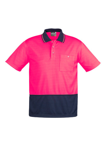 Syzmik Unisex Hi Vis Basic Short Sleeve Polo