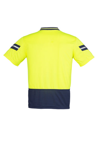 Syzmik  Mens Hi Vis Astro Short Sleeve Polo