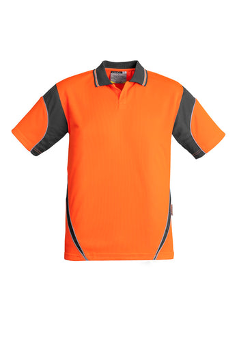 Syzmik Mens Hi Vis Aztec Short Sleeve Polo