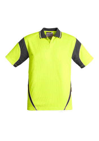Syzmik Mens Hi Vis Aztec Short Sleeve Polo