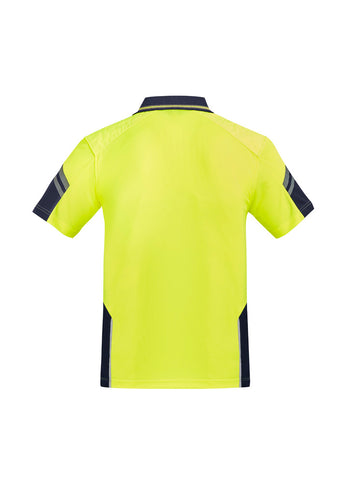 Syzmik Mens Hi Vis Reinforced Squad Short Sleeve Polo
