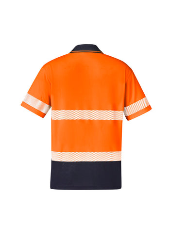 Syzmik Unisex Hi Vis Segmented Tape Short Sleeve Polo