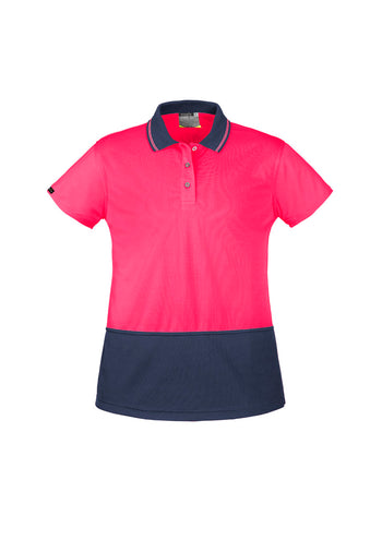Syzmik Womens Hi Vis Basic Short Sleeve Polo