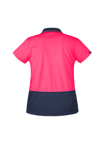 Syzmik Womens Hi Vis Basic Short Sleeve Polo