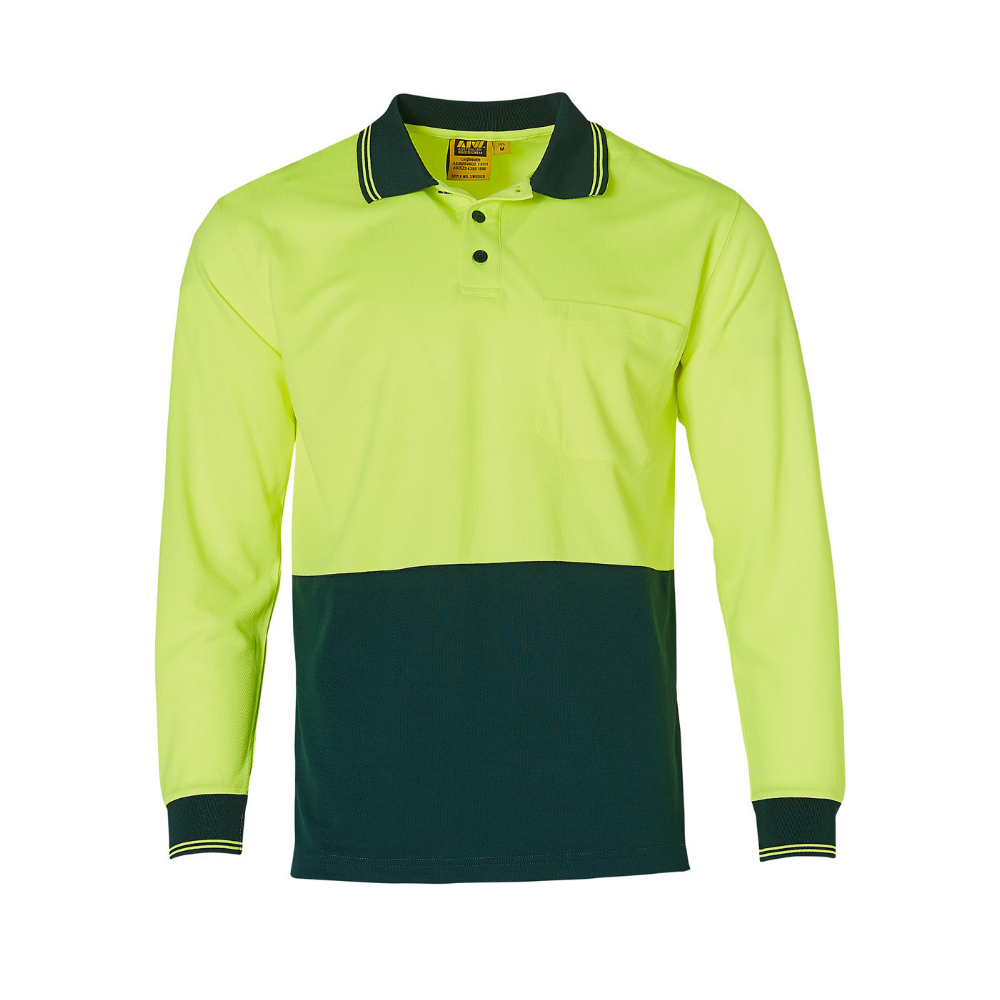 High Visibility Long Sleeve Polo