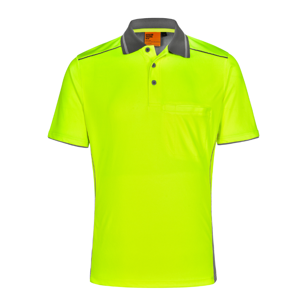 SW79 Unisex Hi Vis Vented Bamboo SS Polo