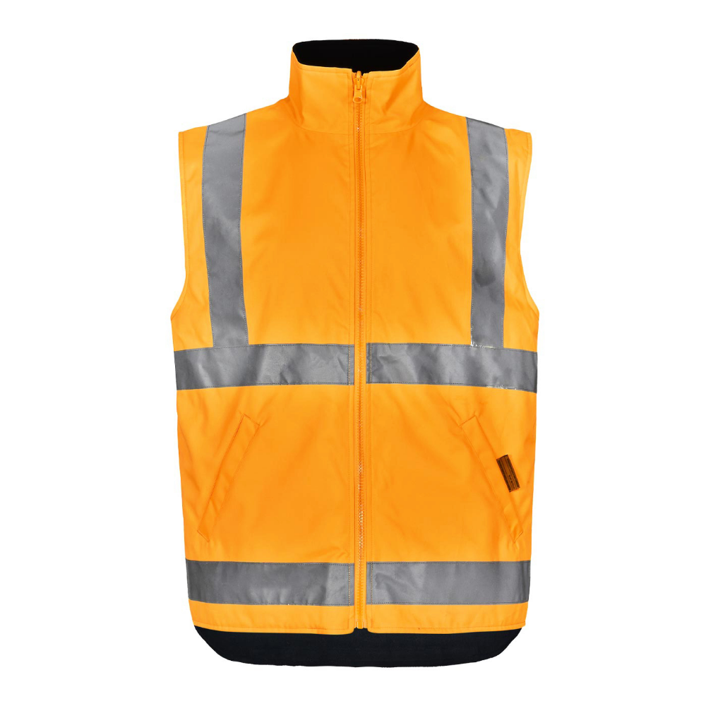 SW76 Unisex Vic Rail Hi Vis Reversible Safety Vest